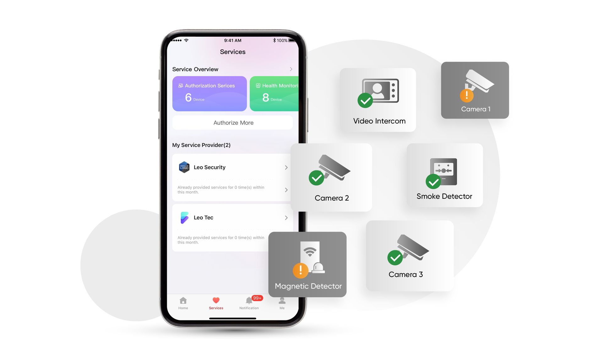 image représentant une application de surveillance sur téléphone
