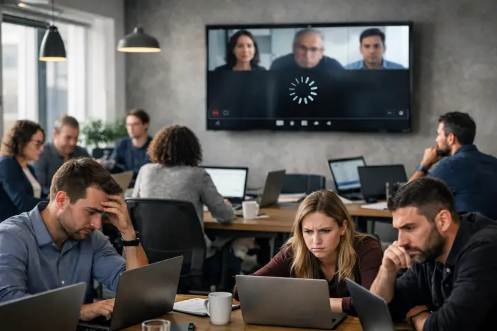 PME en Nouvelle-Aquitaine confrontée à des problèmes de wifi instable en open space